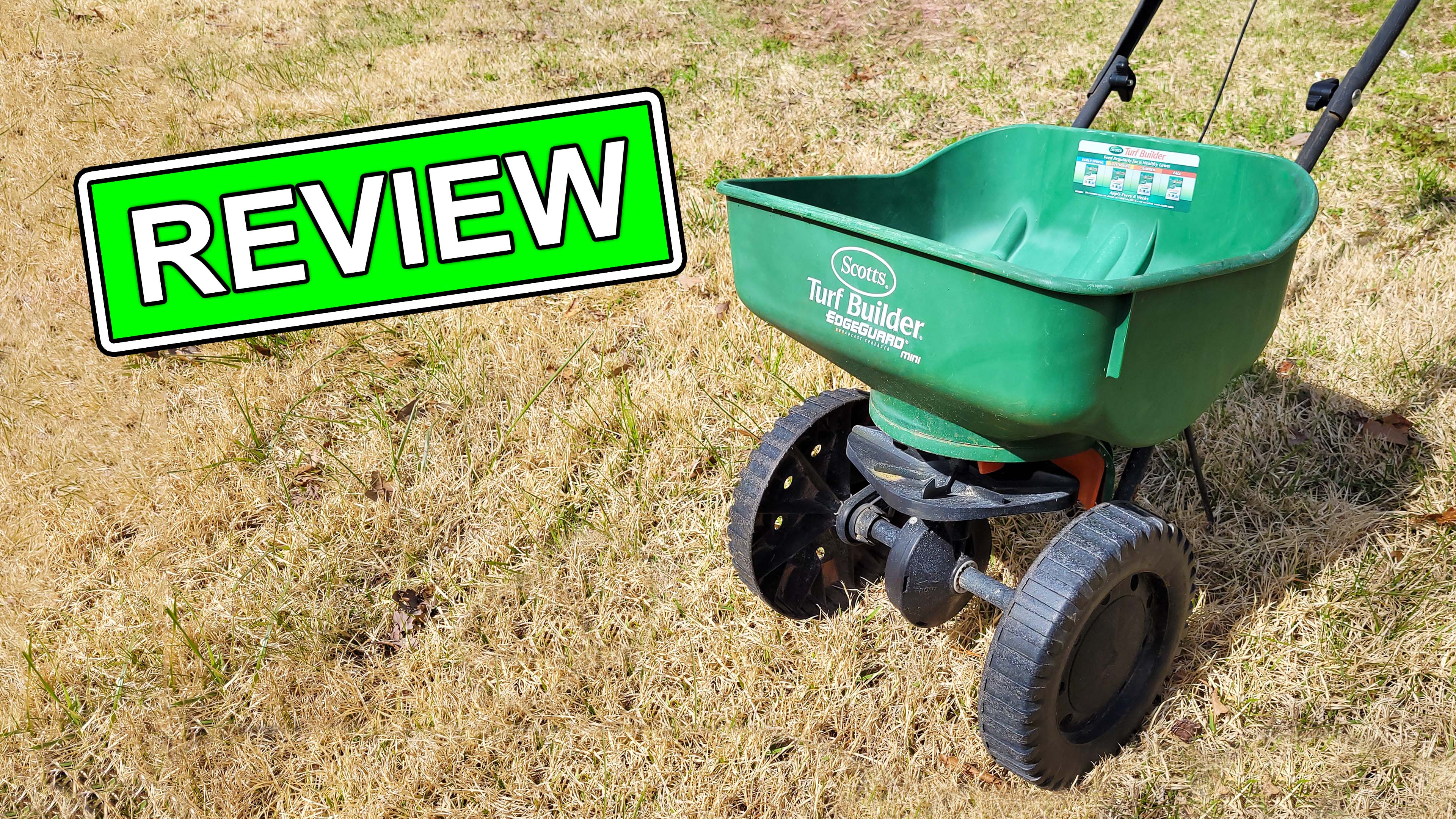美品　スコッツ ドロップ式 肥料散布機 Turf Builder Watch Scotts Turf Builder Mini Broadcast Spreader on Amazon Live